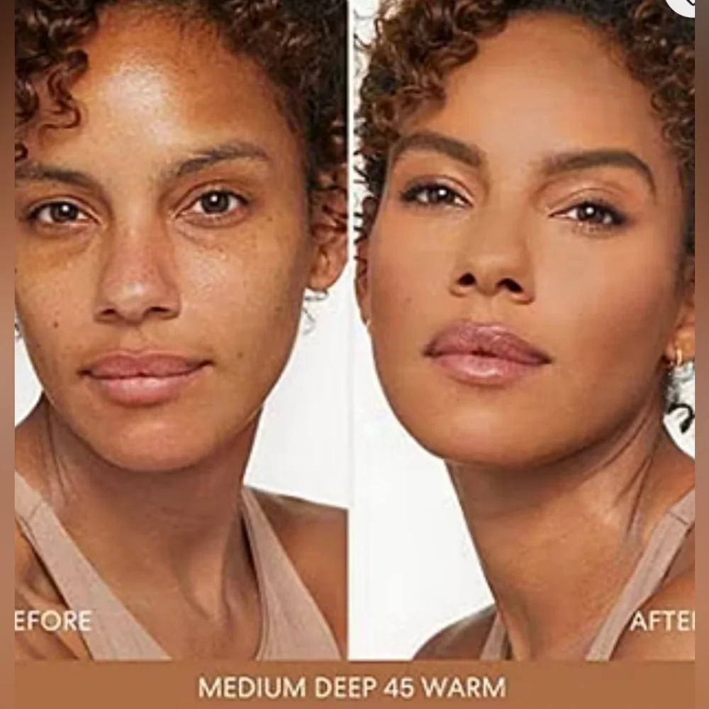 bareMinerals BAREPRO Skin-Perfecting Powder Foundation Med Deep 45 Warm